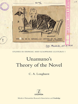 cover image of Unamuno's Theory of the Novel